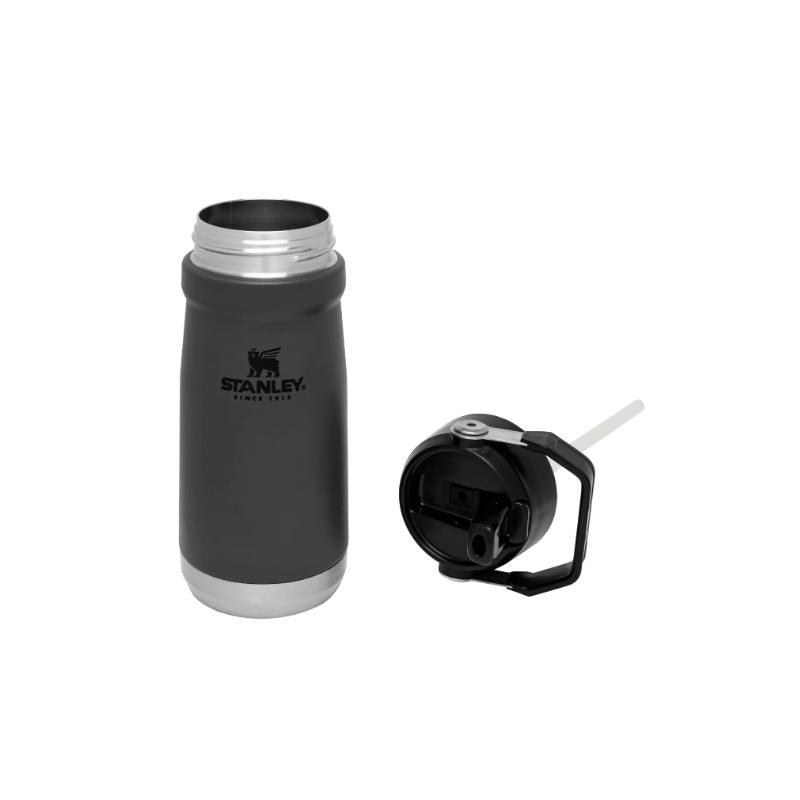 Stanley - 17Oz IceFlow Stainless Steel Bottle with Straw, Charcoal Image 3