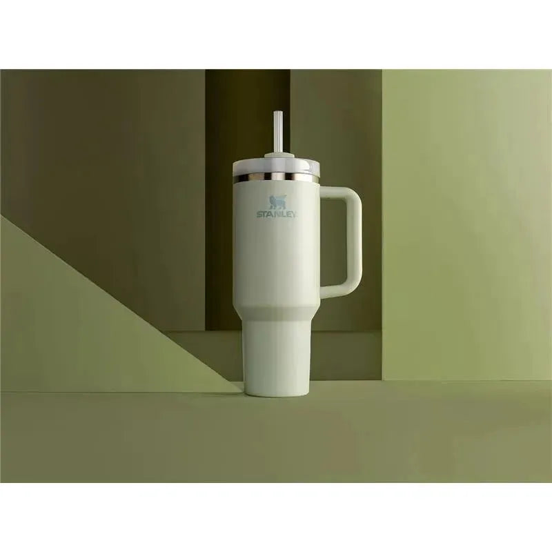 Stanley - 40Oz Quencher H2.0 FlowState Stainless Steel Vacuum Insulated Tumbler, Mist Image 5