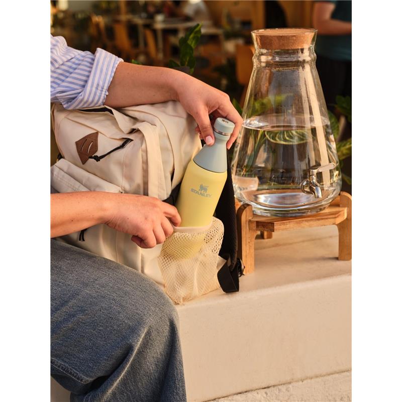 Stanley All Day Slim Bottle 20 oz | Leakproof Twist on Lid | Slim Design for Travel and Gym | Insulated Stainless Steel Water Bottle | BPA-Free | L Image 4