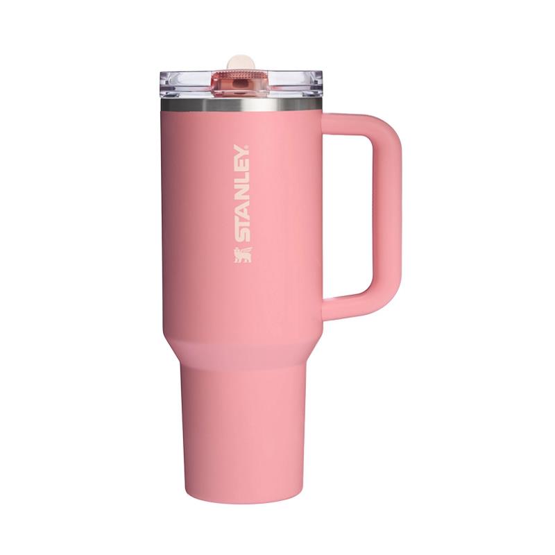 Stanley - Quencher 40 Oz ProTour Flip Straw Summer Edit Insulated Tumbler, Pink Mesa Image 1