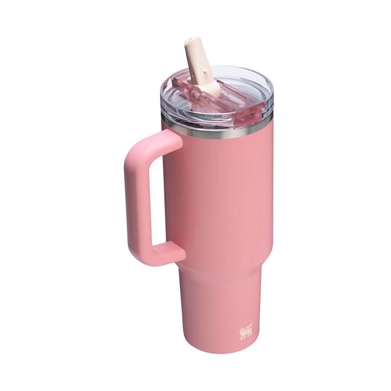 Stanley - Quencher 40 Oz ProTour Flip Straw Summer Edit Insulated Tumbler, Pink Mesa Image 2