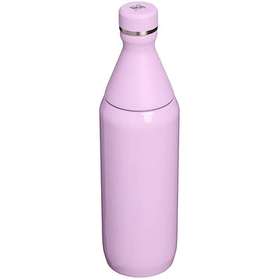 Stanley The All Day Slim Bottle 20 oz in Soft Orchid Gloss, featuring a sleek design and purple finish.