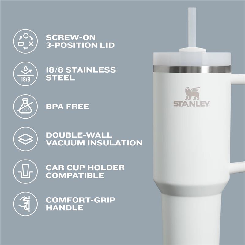 Stanley - The Quencher H2.0 Flowstate Tumbler 30 Oz, Azure | MacroBaby