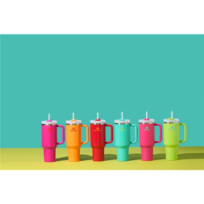 Stanley - The Quencher H2.O Flowstate Tumbler Stainless Steel 40 Oz, Violet Blossom Image 4