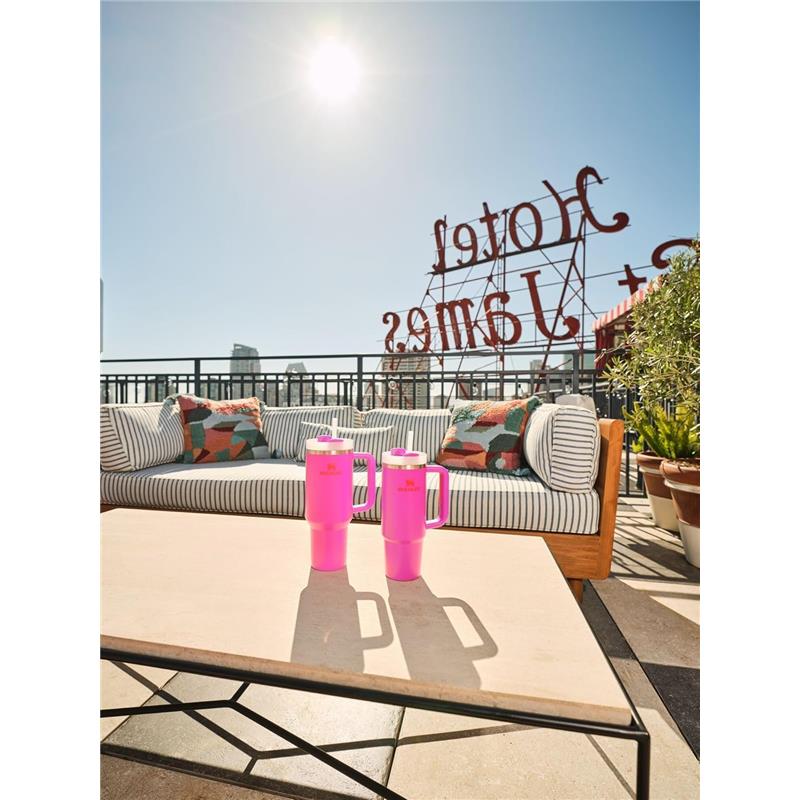 Stanley - The Quencher H2.O Flowstate Tumbler Stainless Steel 40 Oz, Violet Blossom Image 6