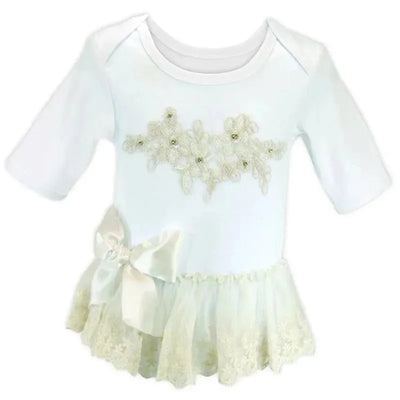 Stephan Baby Ruffles & Lace Snap Shirt, 6-12M Image 1