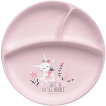 Stephen Joseph 100% Silicone Suction Plates For Babies, Bunny Image 1