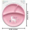 Stephen Joseph 100% Silicone Suction Plates For Babies, Unicorn Image 3
