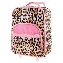 Stephen Joseph - All Over Print Rolling Luggage, Leopard Image 1
