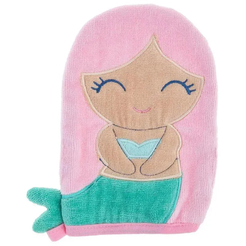 Stephen Joseph - Bath Mitt W/ Finger Puppet, Mermaid Image 2