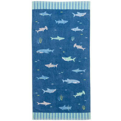 Stephen Joseph - Beach And Bath Towels Shark Image 1