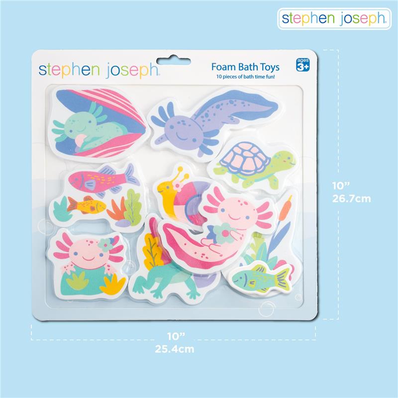 Stephen Joseph Foam Bath Toy Axolotl Image 3