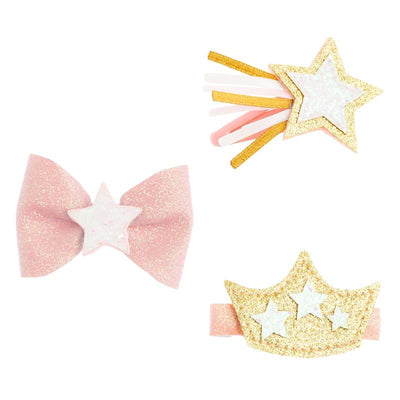Stephen Joseph Hair Clips Golden Image 1