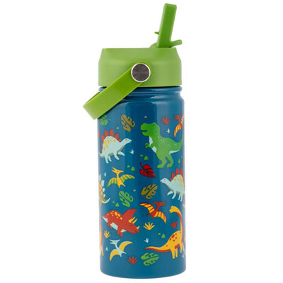 Stephen Joseph - Insulated Stainless Steel Bottle With Handle Dino Image 1