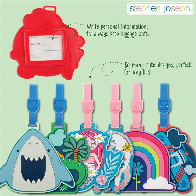 Stephen Joseph Luggage Tag Shark Image 4
