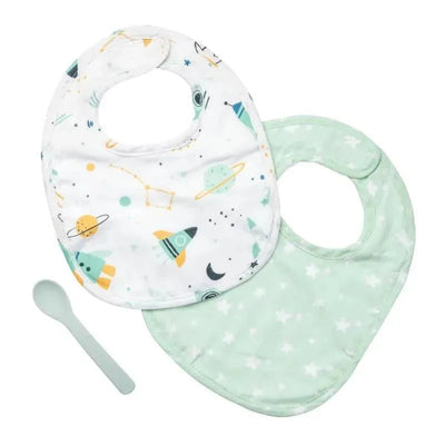 Stephen Joseph - Muslin Bib Set, Space Image 1
