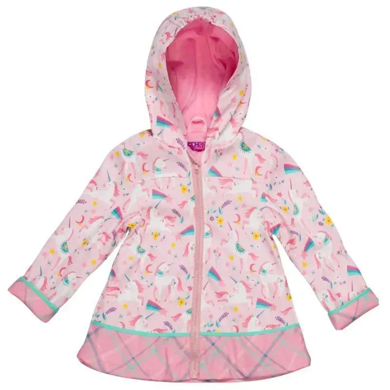 Stephen Joseph - Raincoat for Kids, Pink Unicorn Image 1