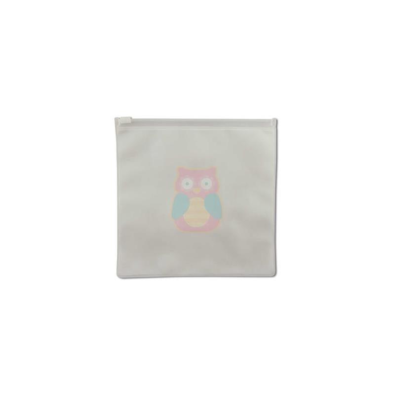 Stephen Joseph Reusable Snack Bags, Teal Owl Image 2
