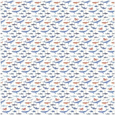 Stephen Joseph - Muslin Blankets, Shark  Image 2