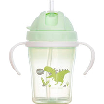 Stephen Joseph Sippy Cups For Toddlers With Straw, Dino Image 1
