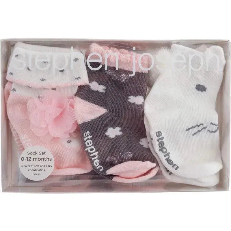 Stephen Joseph - Sock Sets, Bunny Image 2