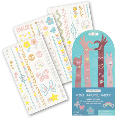 Stephen Joseph - Temporary Tattoos Glitter Rainbows  Image 1