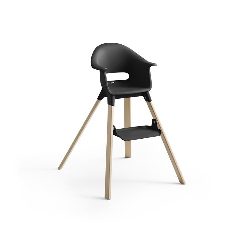 Stokke - Clikk High Chair, Black Natural Image 2