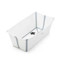 Stokke Flexi Bath Bundle Folding Baby Bathtub with Newborn Support - White/Grey Image 3