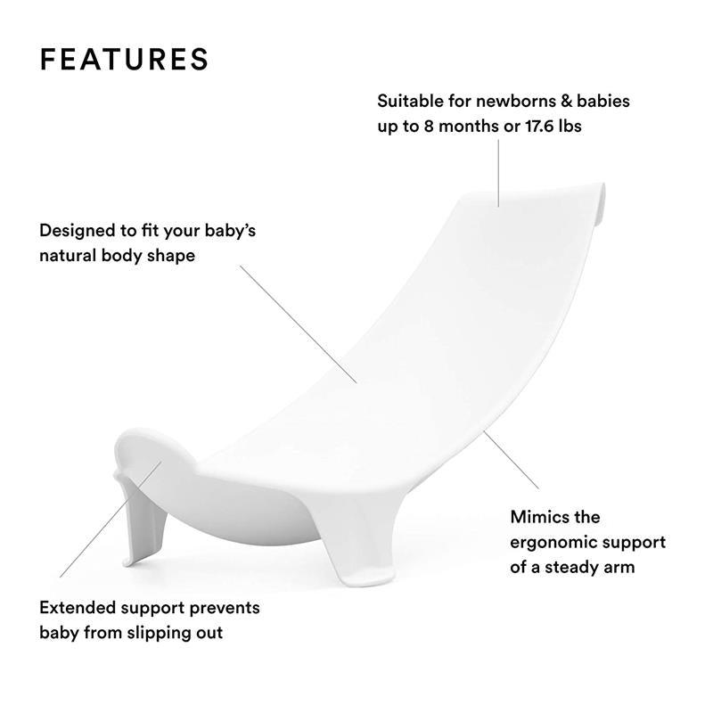 Stokke - Flexi Bath Newborn Support, White Image 2