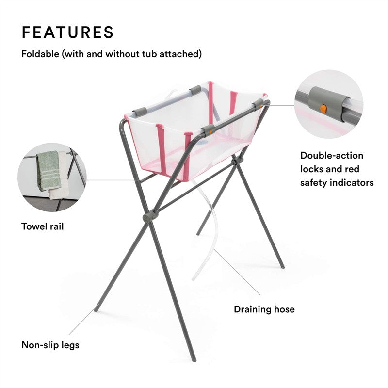 Stokke - Flexi Bath Stand, Grey Image 2