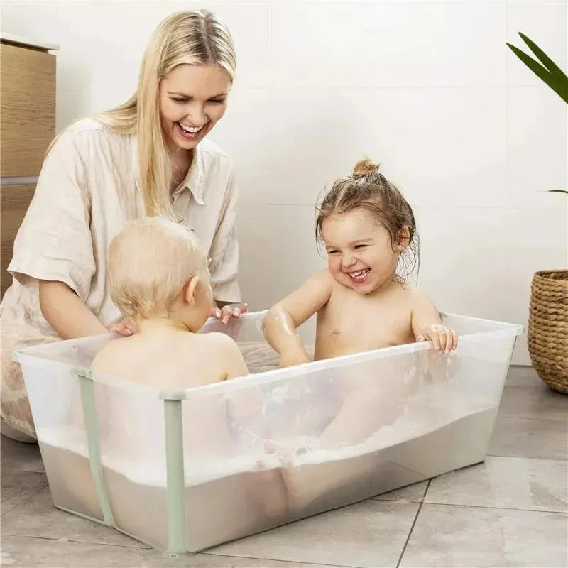 stokke bundle flexi bath Stokke - Flexi Bath Tub® X-Large Bundle Transparent Blue