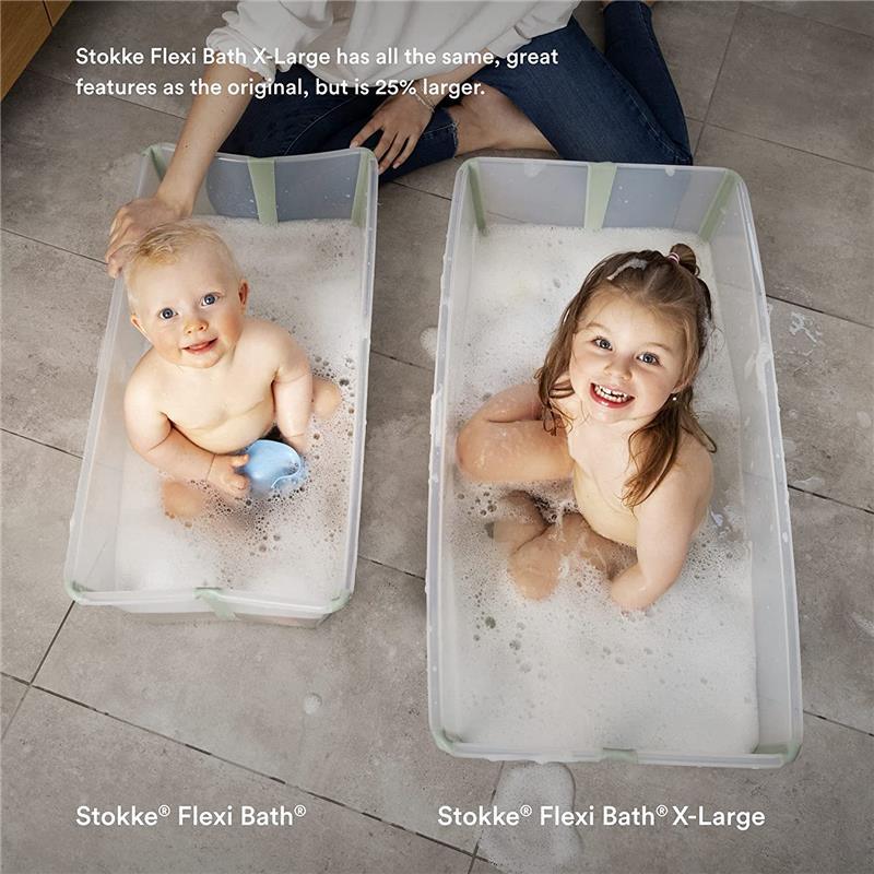 Stokke - Flexi Bath X-Large, Transparent Green Image 5