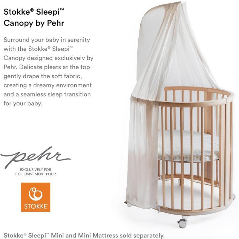 Stokke - Sleepi Canopy by Pehr, Grey Image 3