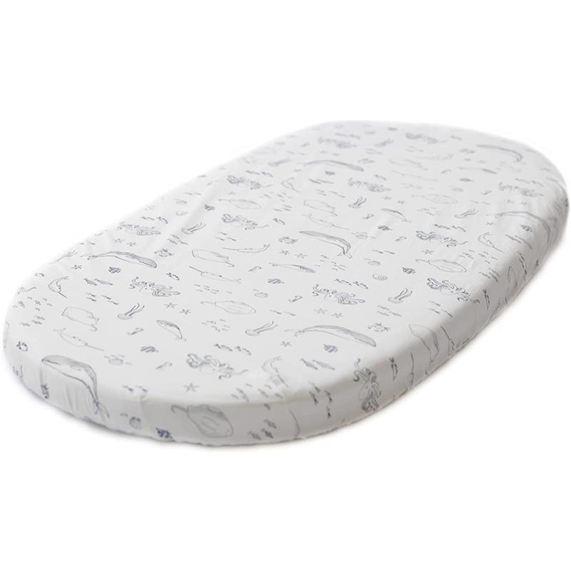 Stokke - Sleepi Fitted Sheet by Pehr, Life Aquatic Image 1
