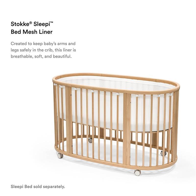 Stokke - Sleepi Mesh Liner, White Image 3