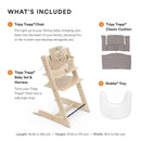 Stokke - Tripp Trapp Complete High Chair, Natural/Glacier Green Image 5