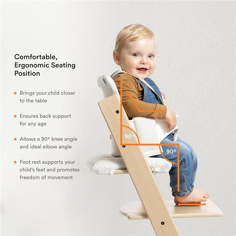 Stokke - Tripp Trapp Complete High Chair, Natural/Nordic Grey Image 5