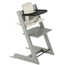 Stokke Tripp Trapp® High Chair Bundle - Gracier Green | Wheat Cream Cushion | Black Tray Image 1