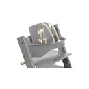 Stokke Tripp Trapp® High Chair Bundle - Storm Grey | Wheat Cream Cushion | White Tray Image 3