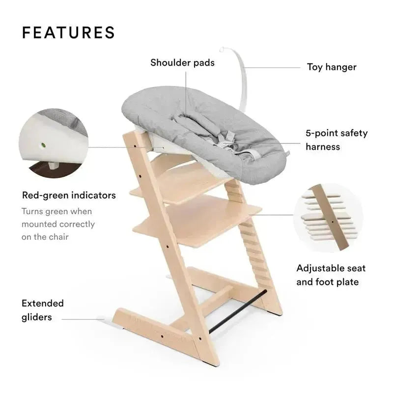 stokke foot Stokke Tripp Trapp Chair with Newborn Set