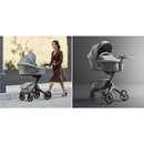 Stokke Xplory X Stroller Carry Cot, Modern Grey Image 3