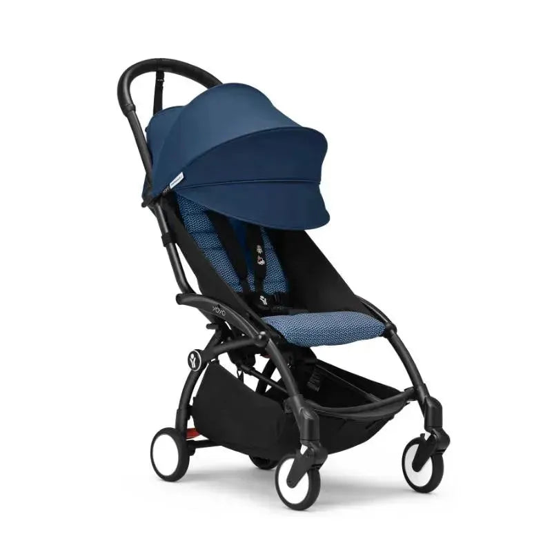 stokke blue stroller Stokke YOYO³ Stroller, Black / Air France Blue