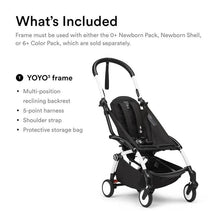 Stokke - Yoyo³ Stroller Bundle, Black And White Frame & Taupe 6+ Color Pack Image 2