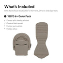 Stokke - Yoyo³ Stroller Bundle, Black And White & Toffee 6+ Color Pack Image 4