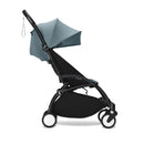 Stokke - Yoyo³ Stroller Bundle, Black Frame | Aqua 6+ Color Pack | Aqua Newborn Pack Image 5