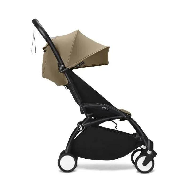 Stokke - Yoyo³ Stroller Bundle, Black Frame | Toffee 6+ Color Pack