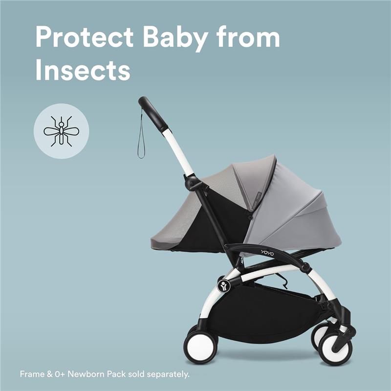 Stokke - Yoyo® 0+ Newborn Pack Mosquito Net, Black Image 2