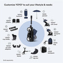 Stokke - Yoyo® 0+ Newborn Pack Mosquito Net, Black Image 3