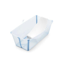 Stokke® - Flexi Bath® | Foldable Baby Bath Tub Bundle, Ocean Blue Image 1