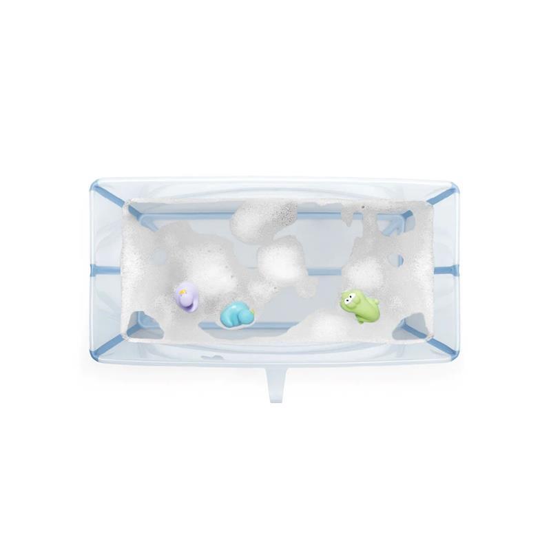 Stokke® - Flexi Bath® | Foldable Baby Bath Tub Bundle, Ocean Blue Image 9